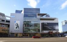 Exterior of the GRAMMY Museum at L.A. LIVE