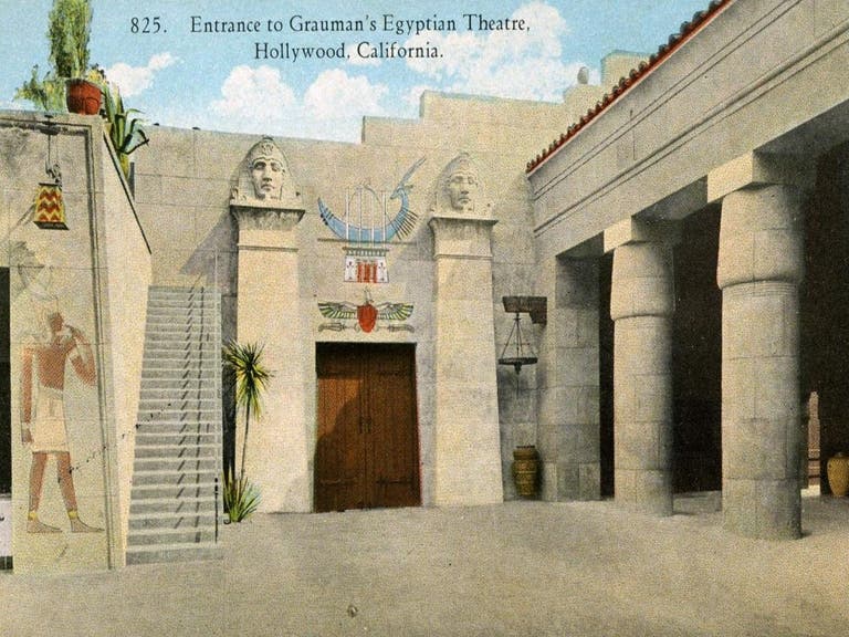 Vintage Postcard, Grauman's Egyptian Theatre