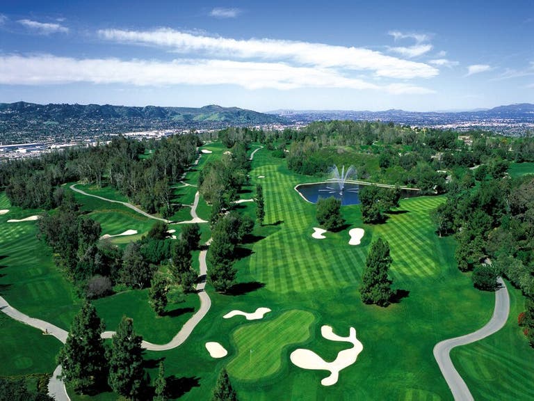 Industry Hills Golf Club Aerial View