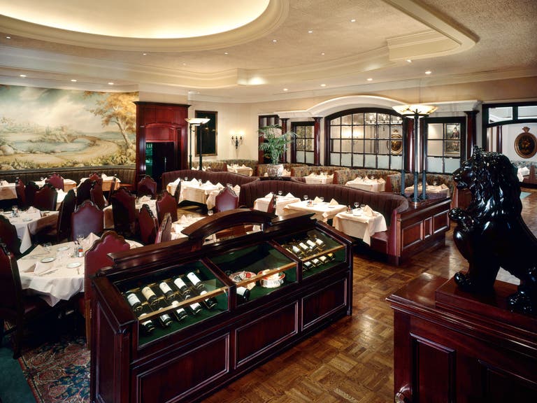 Dining room at Lawry's The Prime Rib in Beverly Hills