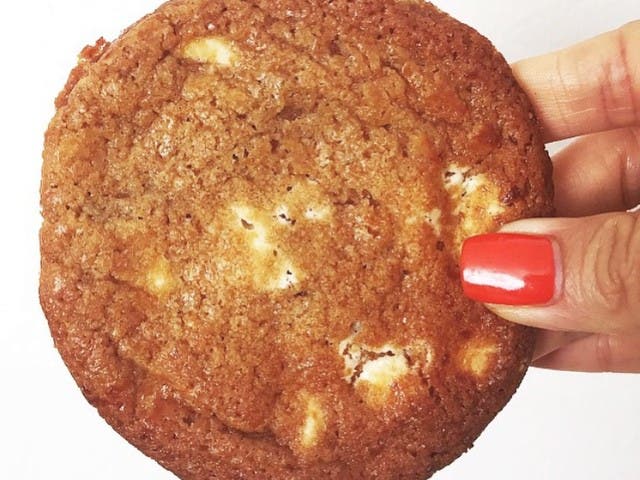 Miso butterscotch cookie by Sugarbloom Bakery at Stumptown