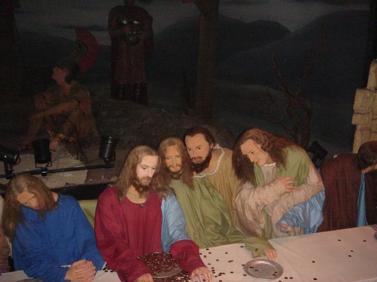 "The Last Supper" at Hollywood Wax Museum