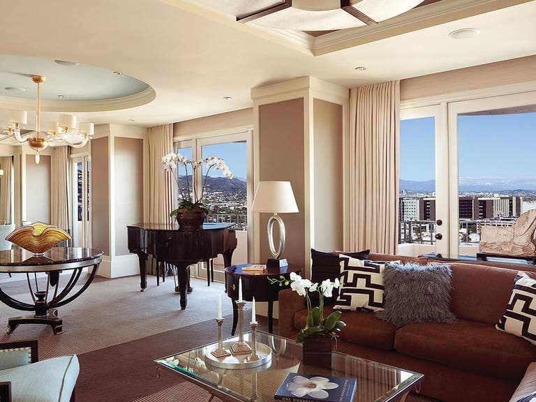 Presidential Suite East in the Four Seasons Los Angeles at Beverly Hills