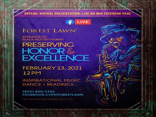 "Preserving Honor & Excellence" virtual event presented by Forest Lawn