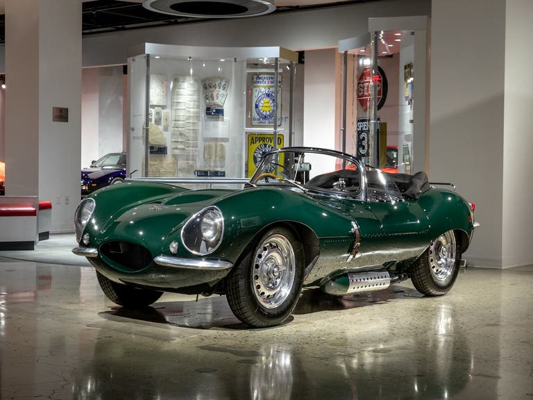 Steve McQueen's 1956 Jaguar XKSS at the Petersen Automotive Museum