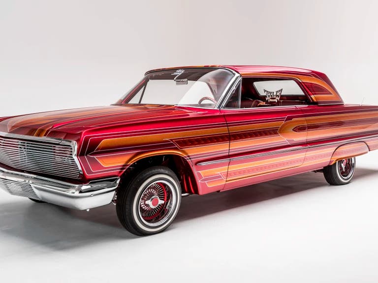 Albert de Alba, Sr., 1963 Chevrolet Impala, "El Rey," (2011) at the Petersen Automotive Museum