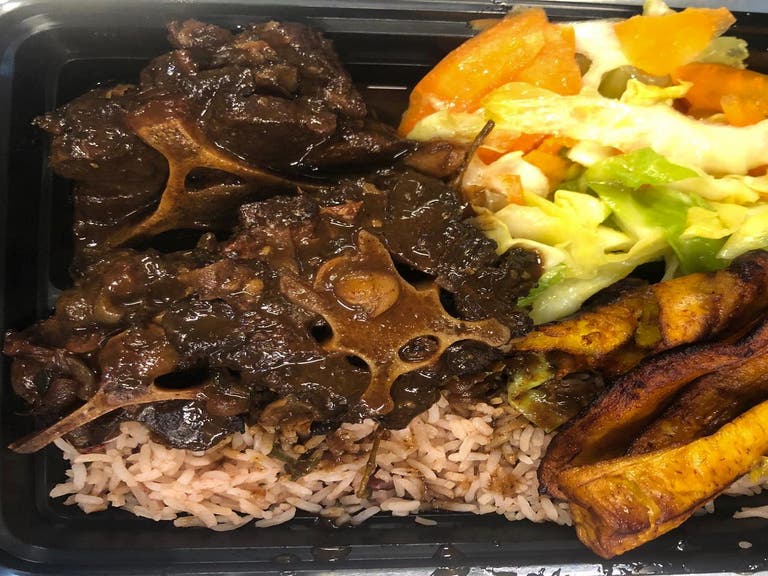 Oxtail Plate at Island to Table Patty Hut