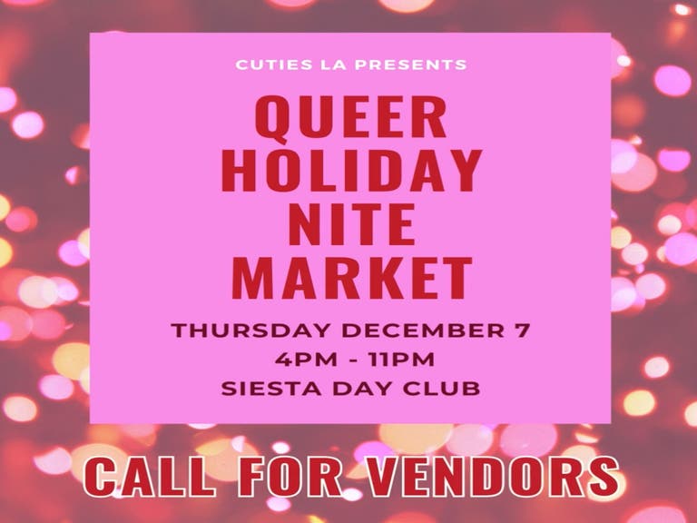 Cuties Queer Holiday Nite Market 2023