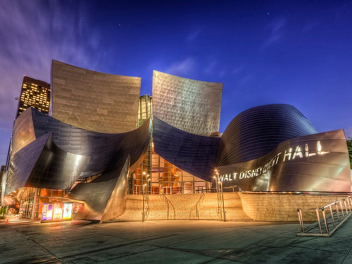 Main image for article titled Walt Disney Concert Hall: A Los Angeles Cultural Icon