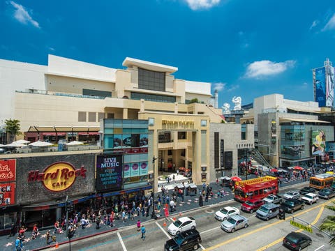 Hollywood & Highland from Hollywood Blvd/Walk of Fame