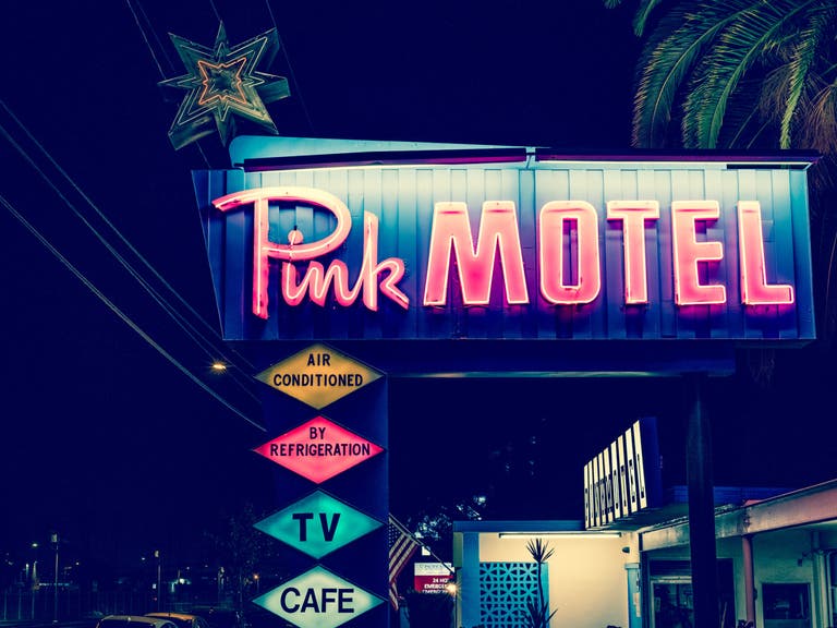 Pink Motel - Sun Valley, CA by Jared Cowan