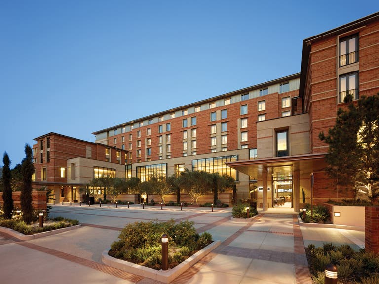 Front View of the UCLA Luskin Conference Center