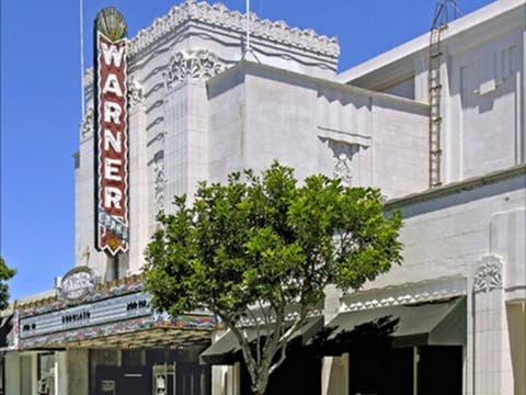 Warner Grand Theatre outside