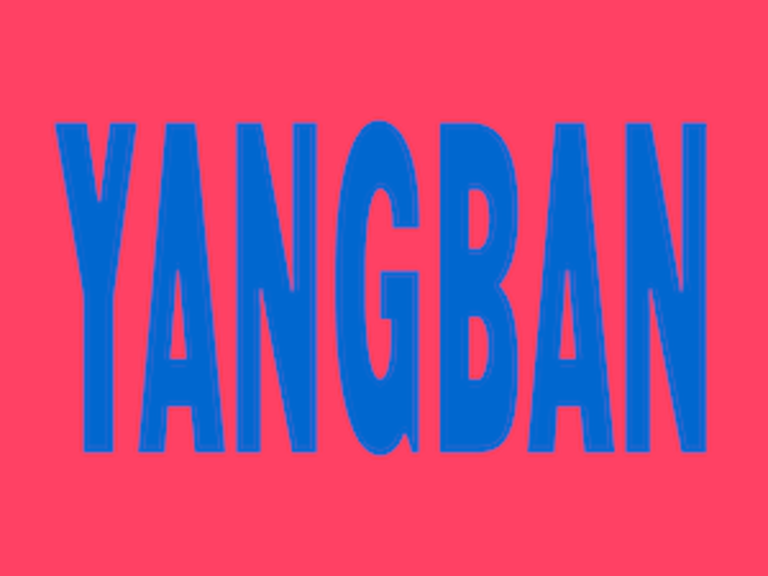 Yangban Society Logo
