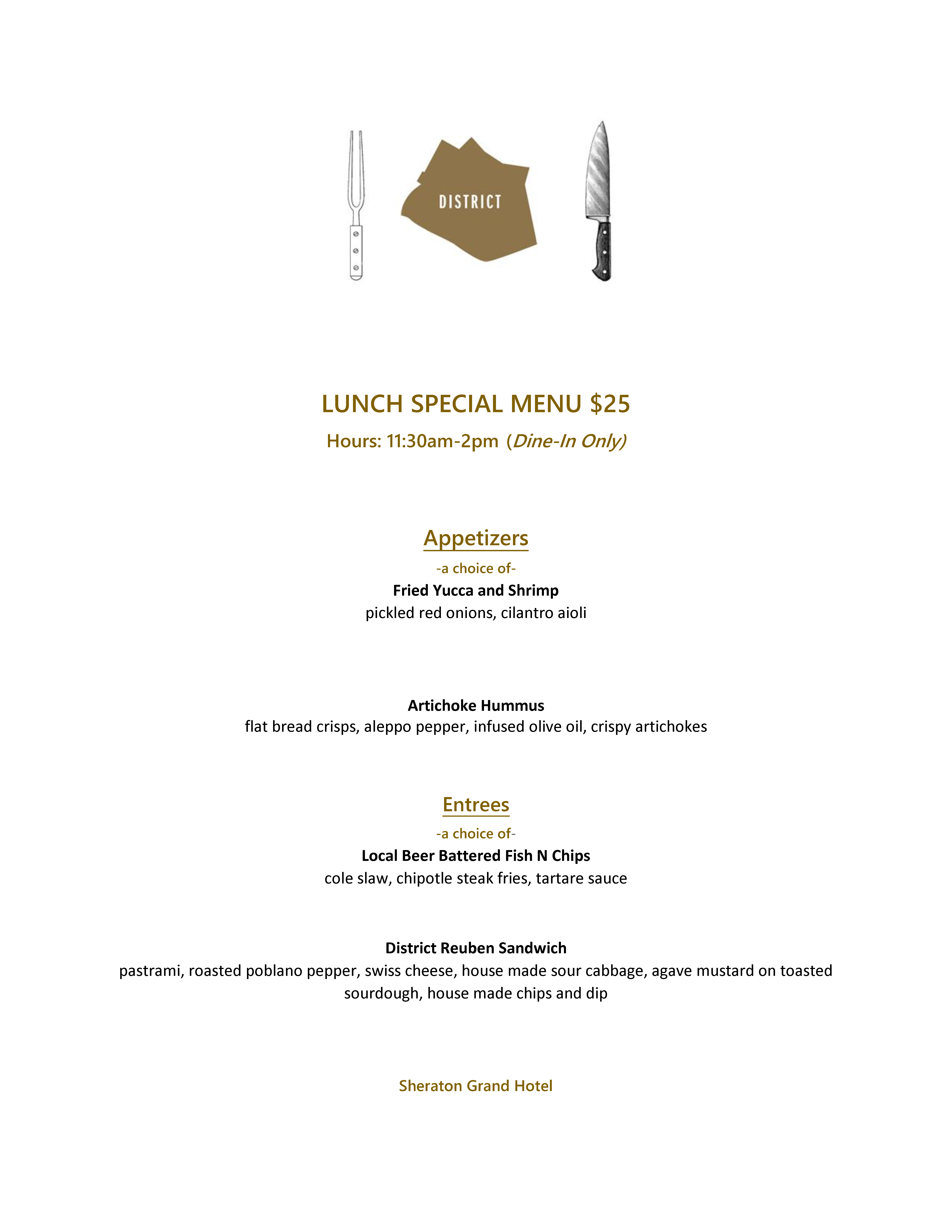 Image for Lunch Menu