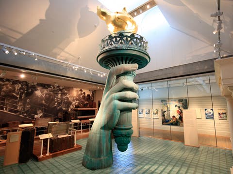 Statue of Liberty Torch at Skirball Cultural Center
