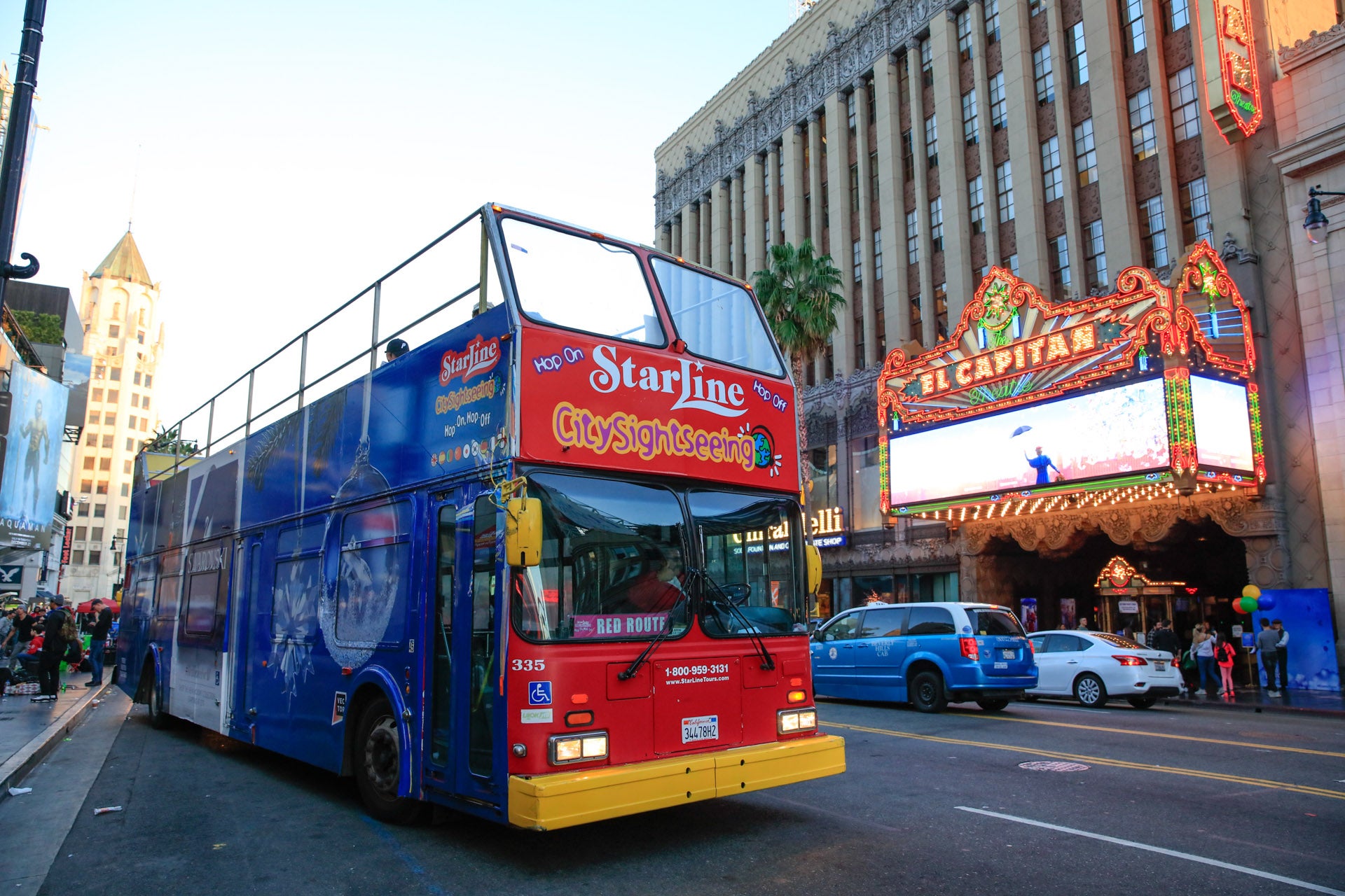 take tours from los angeles