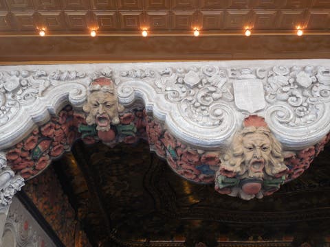 Detail from the entrance to El Capitan Theatre in Hollywood