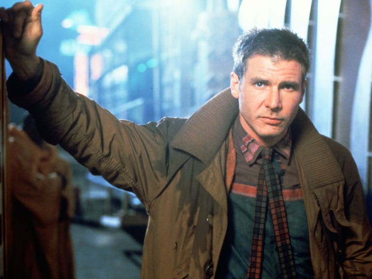 Harrison Ford as Rick Deckard in "Blade Runner" (1982)