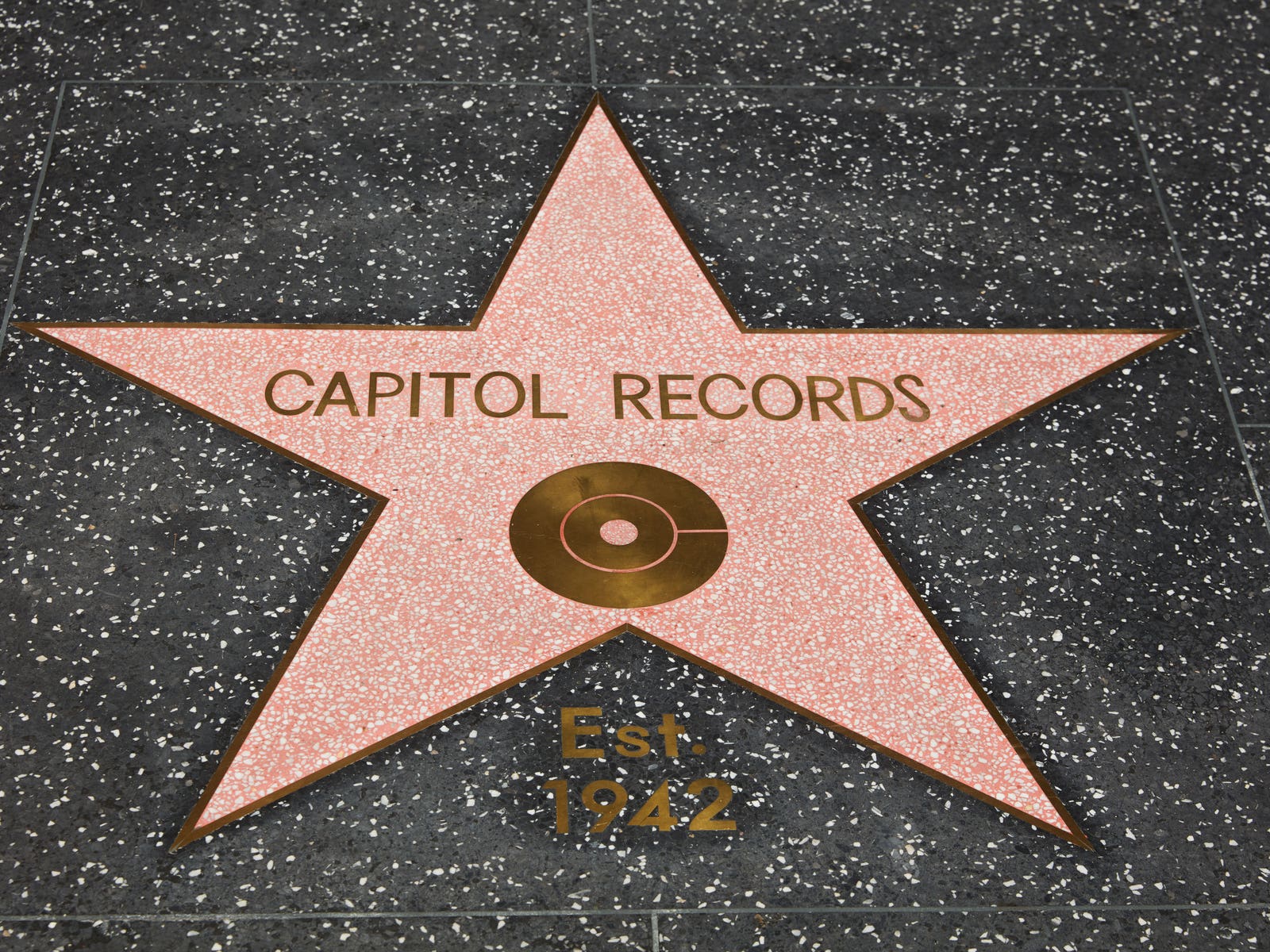 Capitol Records Hollywood Walk of Fame Star