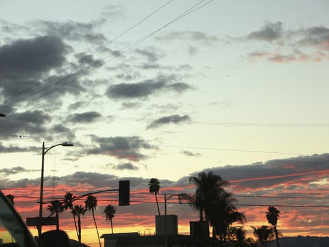 Driving During an L.A. Sunset