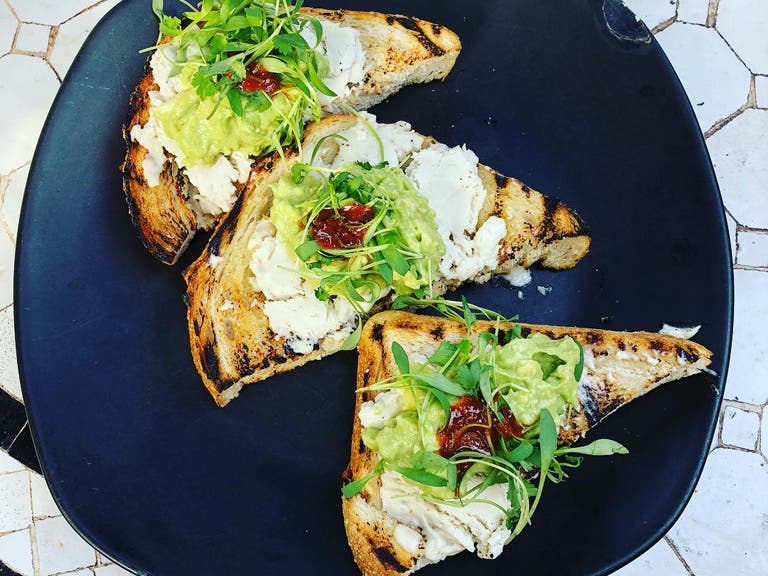 Avocado toast at Gracias Madre in West Hollywood | Photo: @vegandoctor, Instagram