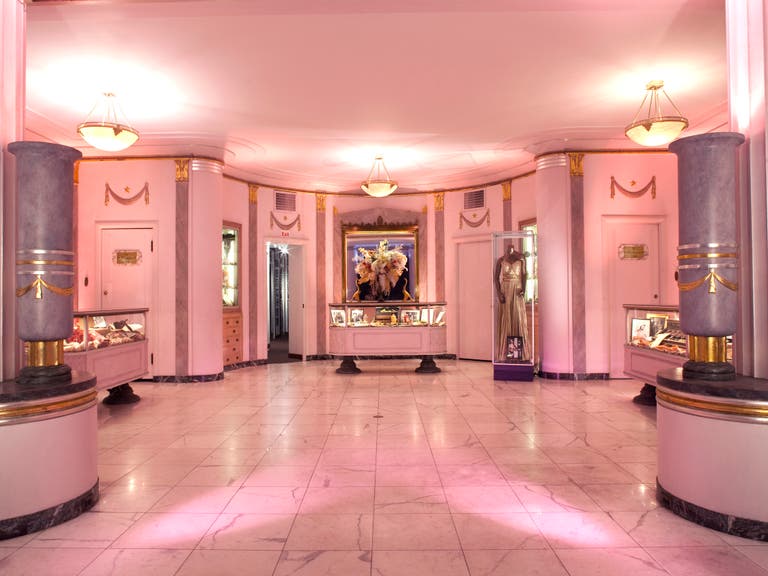The lobby of the Hollywood Museum