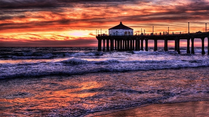 Atardecer en el Muelle de Manhattan Beach