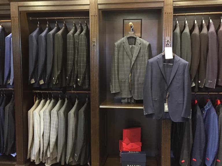 Suits at Sy Devore in Studio City