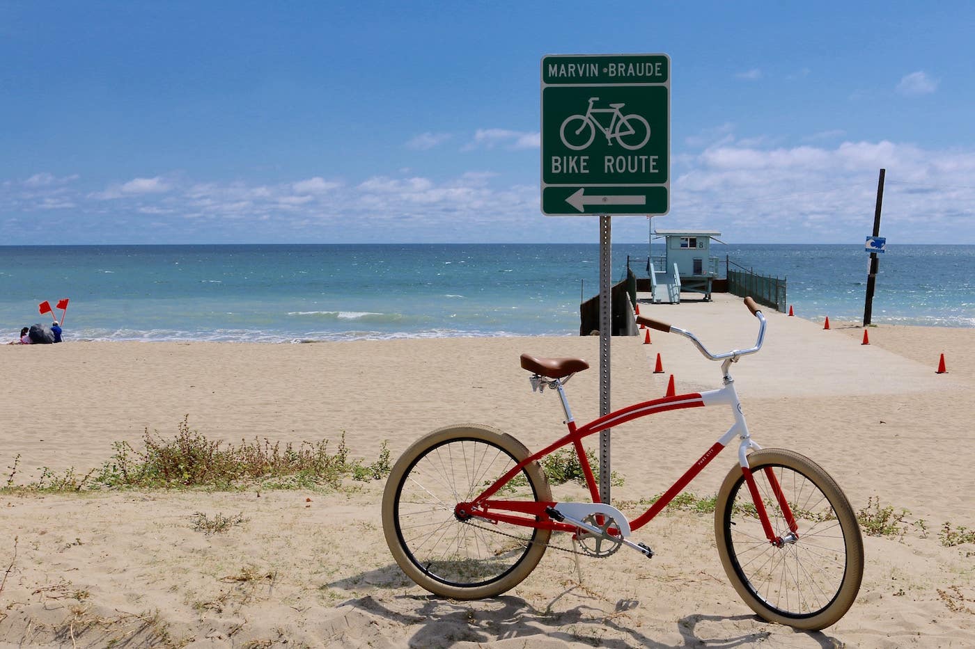 The Marvin Braude Bike Trail at Will Rogers State Beach   |  Photo: Joshua Johnson
