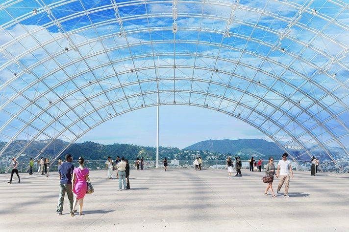Dolby Family Terrace at the Academy Museum of Motion Pictures | ©Renzo Piano Building Workshop/©A.M.P.A.S.