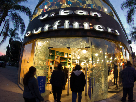 Urban Outfitters on Melrose Avenue 
