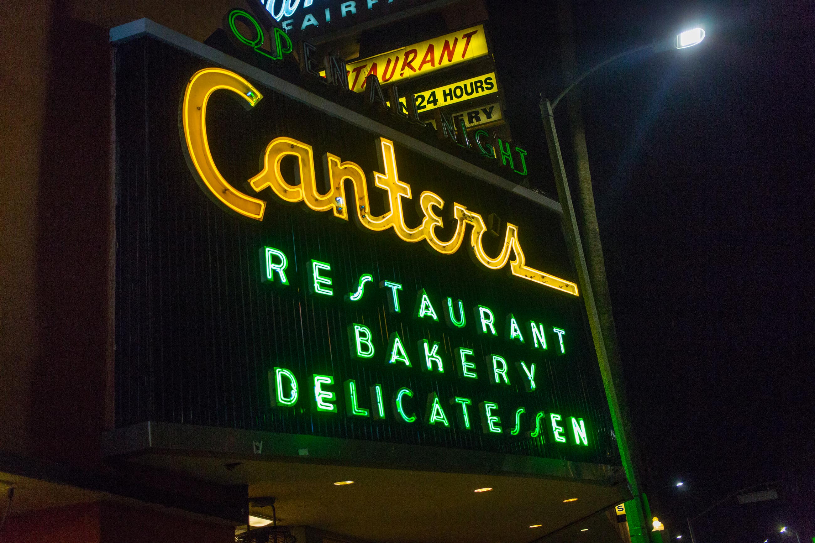 Canter's Delicatessen Sign
