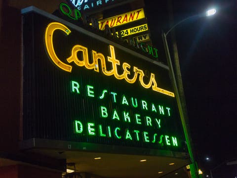 Canter's Delicatessen Sign