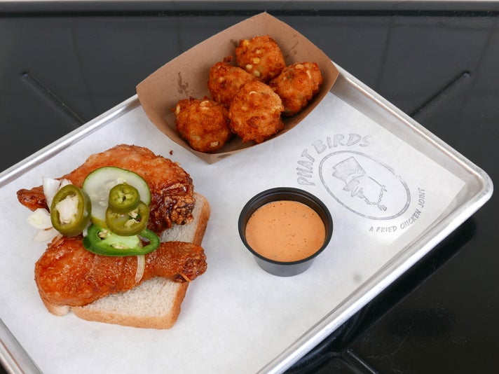Fried chicken at Phat Birds | Photo by Joshua Lurie