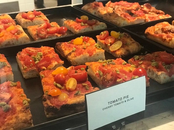 Piccolo Antico Pizzeria Focaccerio at The Fields LA | Photo by Karen Young