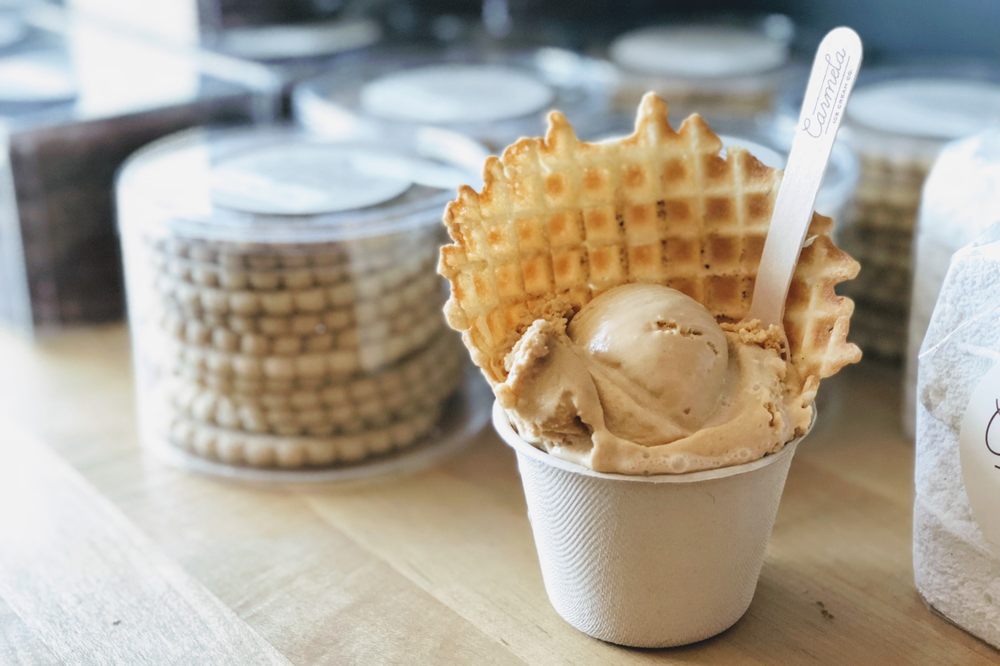 Salted Caramel at Carmela Ice Cream on W 3rd Street