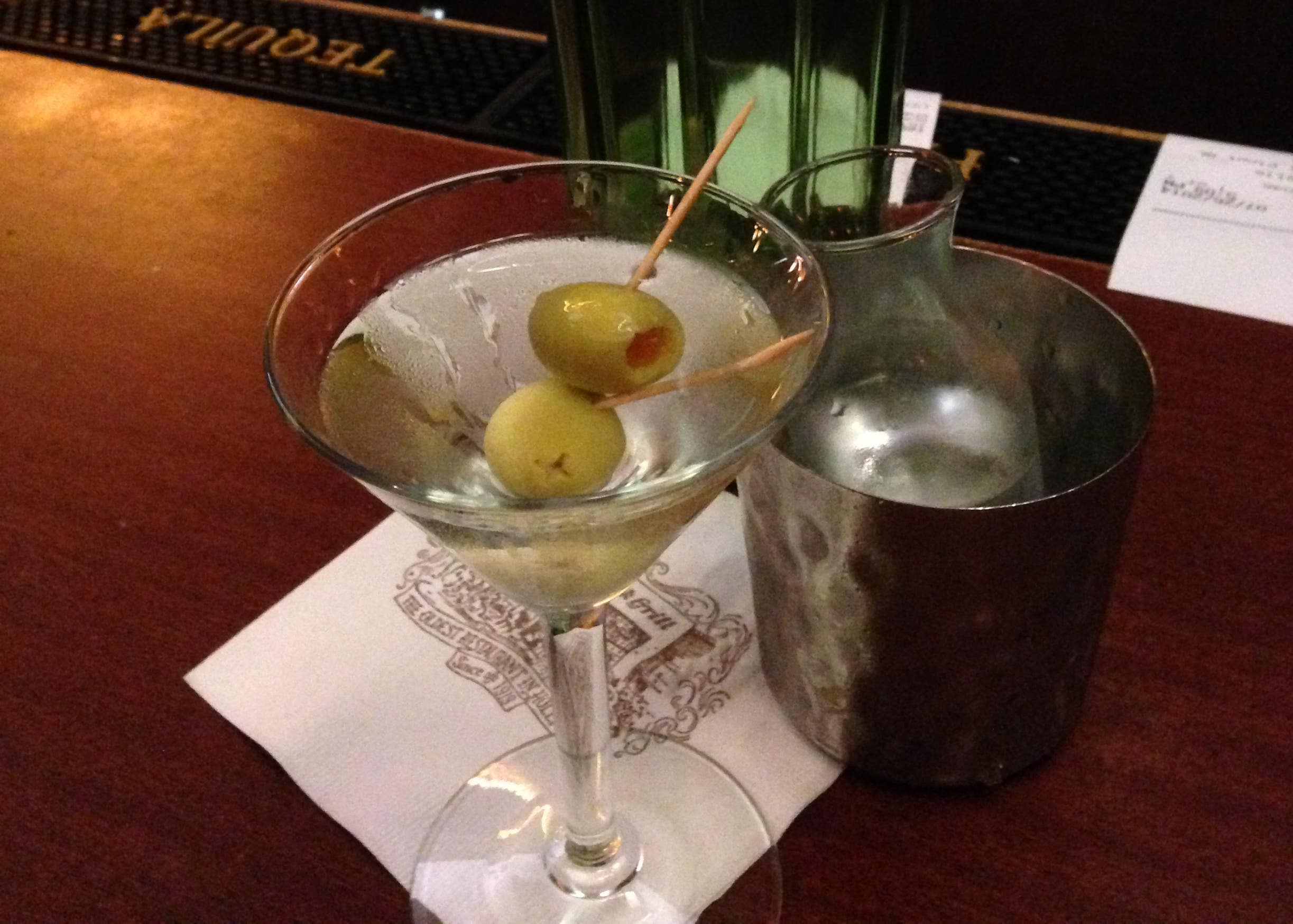 Classic Martini at Musso & Frank Grill