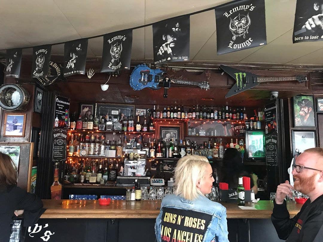 Lemmy's Lounge at Rainbow Bar & Grill on the Sunset Strip