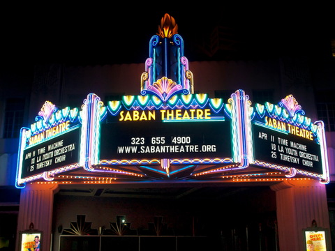 Saban Theatre Marquee