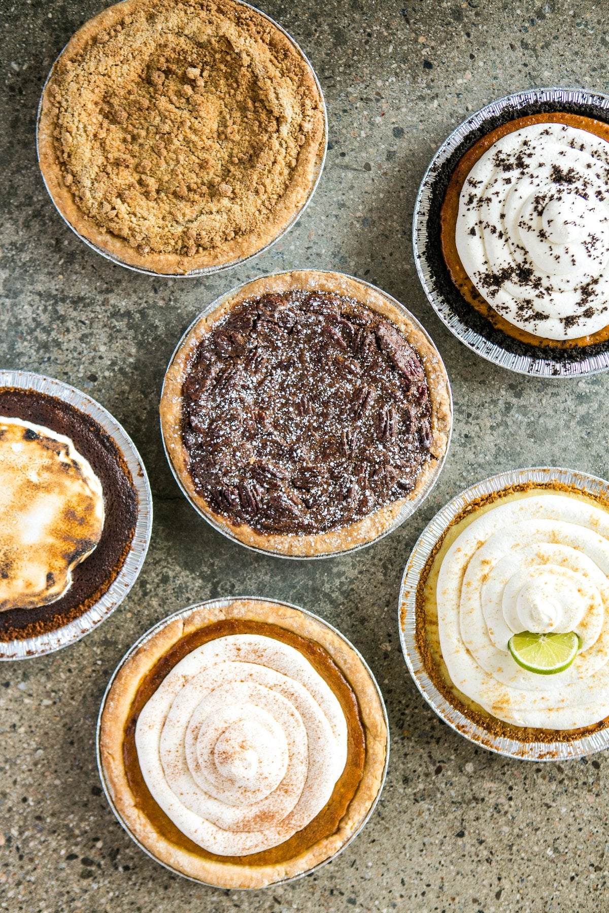 Pies at Simplethings Restaurant on West 3rd Street