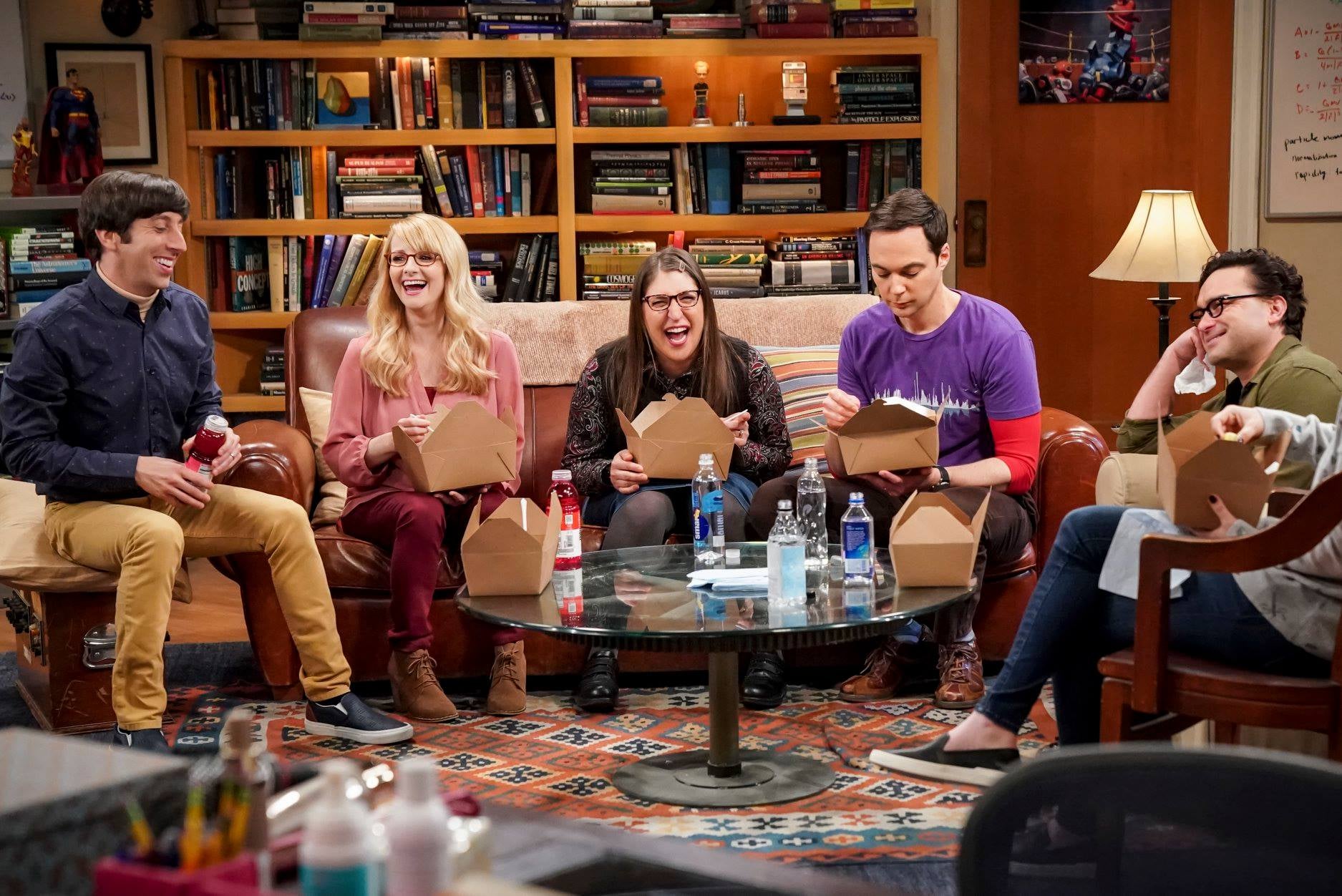 "The Big Bang Theory" tapes at Warner Bros. Studio in Burbank