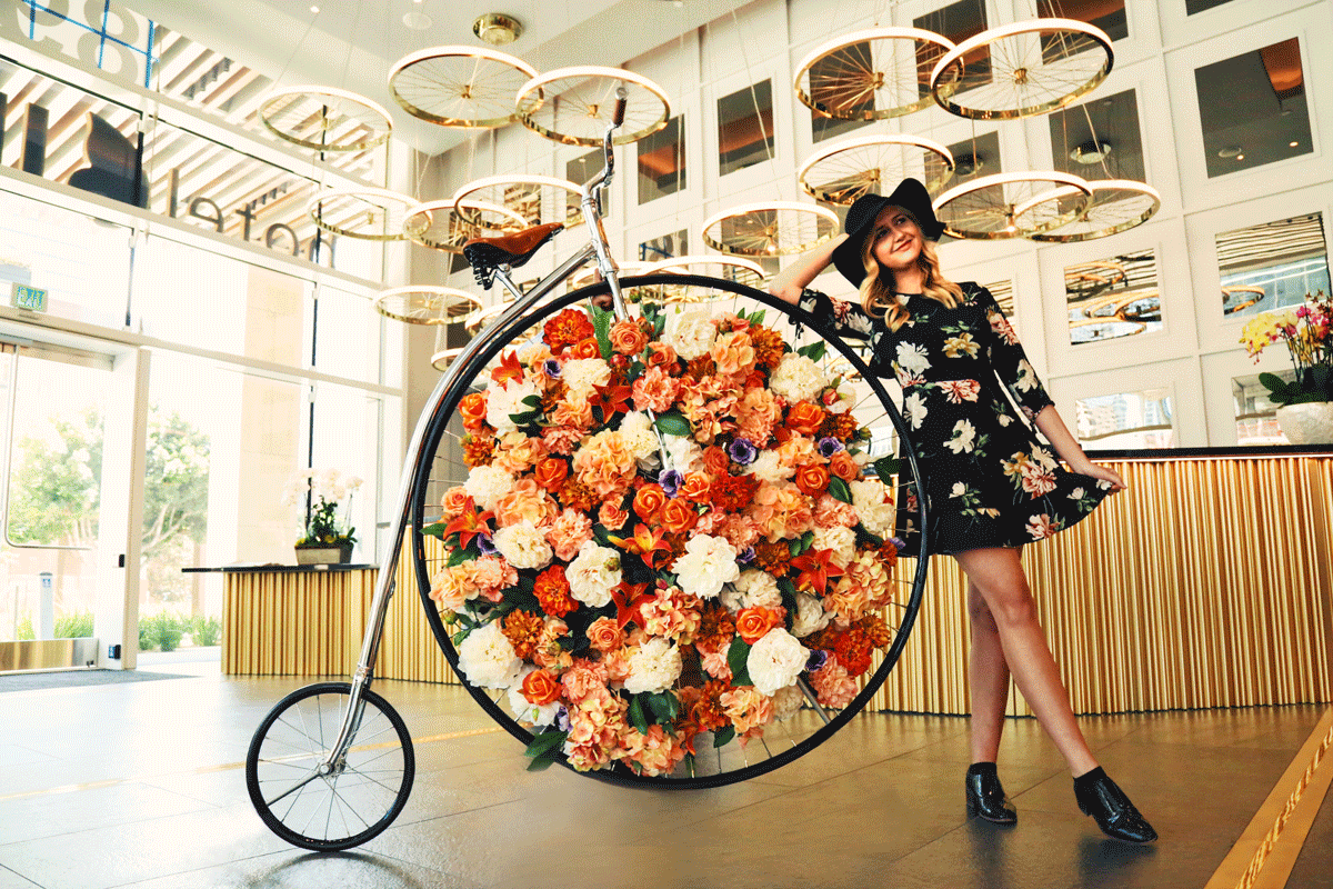 Hotel Indigo Spinning Flowers