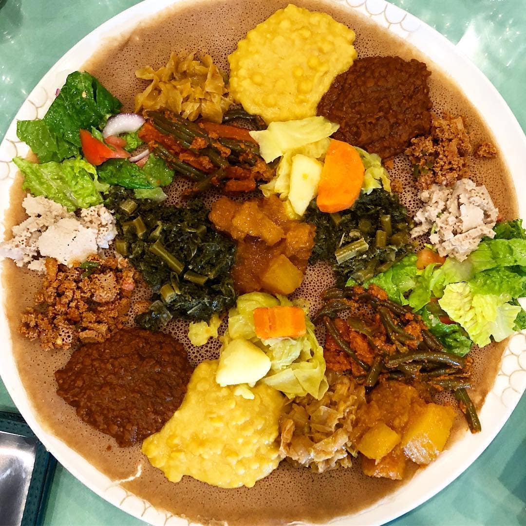 Millennium Special at Rahel Ethiopian Vegan Cuisine