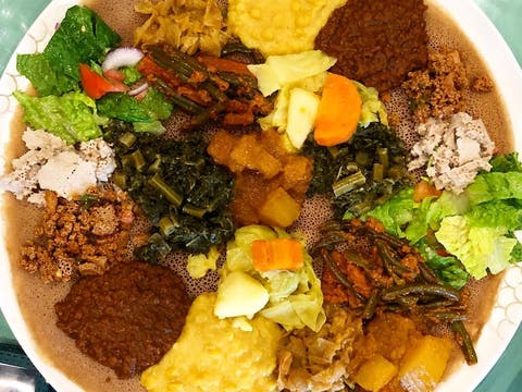 Millennium Special at Rahel Ethiopian Vegan Cuisine
