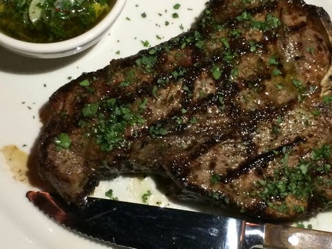 T-bone steak en Scopa Italian Roots