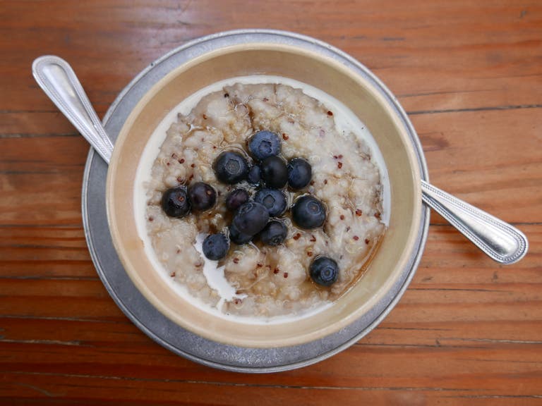 Five-grain porridge at The Topanga Table