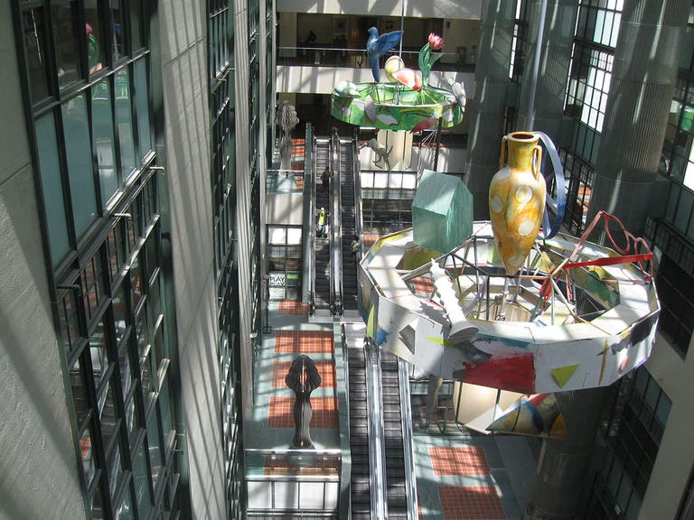 Tom Bradley Wing atrium at the Central Library
