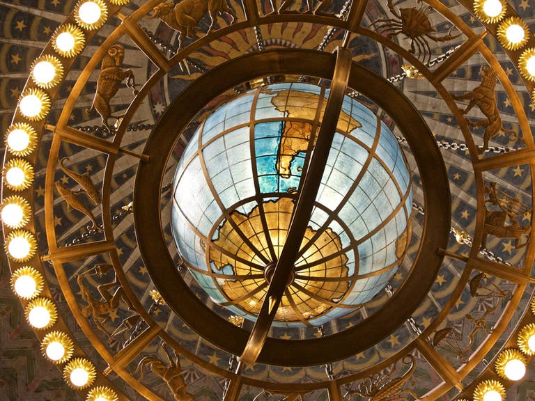 Zodiac Chandelier at the Central Library in DTLA