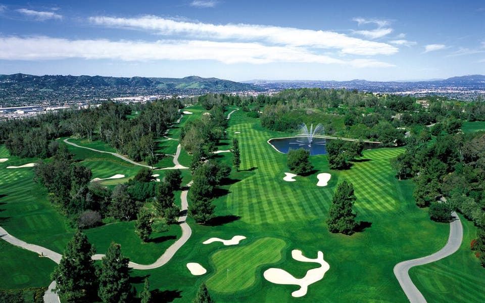 Industry Hills Golf Club Aerial View